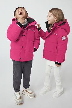 Chamarras Canada Goose Niños Mexico - Snowy Owl Abrigos Rosas FS9873156
